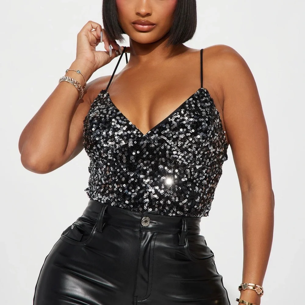 Sequin cami top - Picture 8 of 10